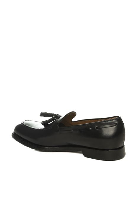 Mocassino nappine pelle nero GREEN GEORGE | 2065BORNEO-NERO